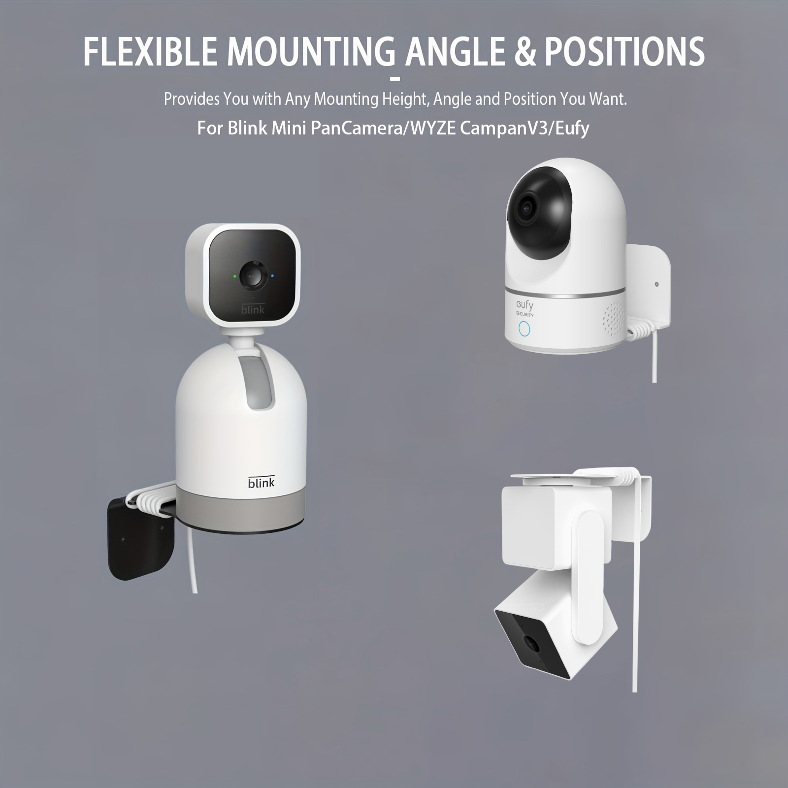 Eufy Camera E220 - Suitable For Blink Mini PanCamera/WYZE CampanV3/Eufy
