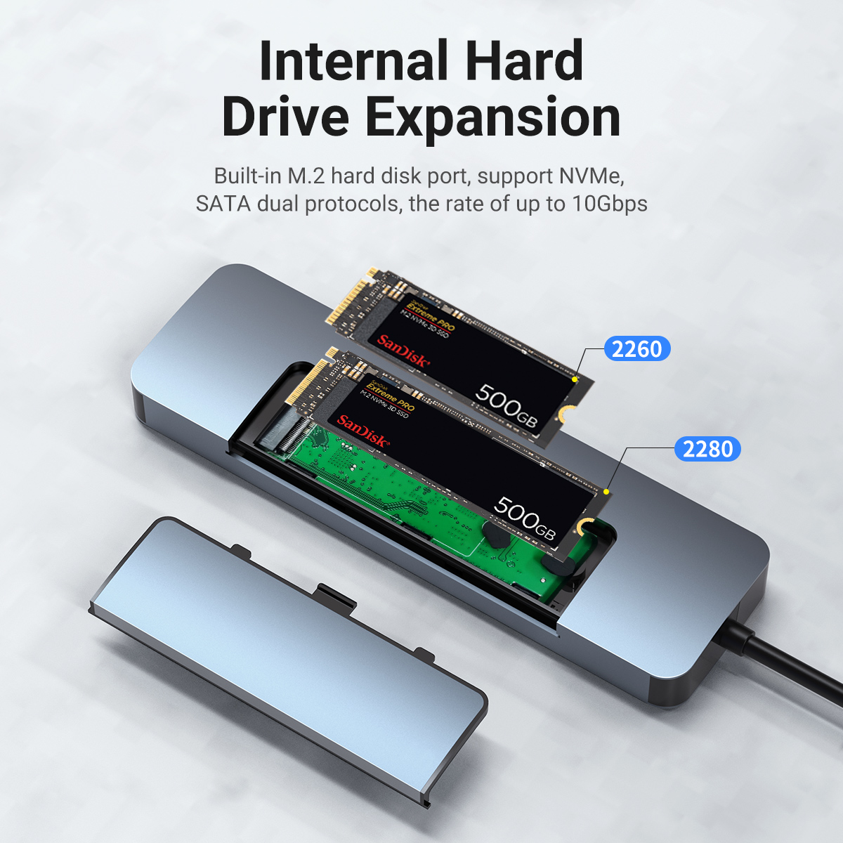 8 in 1 USB C HUB with M2 SSD C - огляд і ціна Smart Home Hub 2