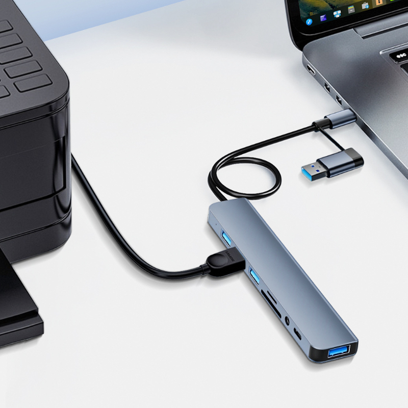 8 in 2 Port USB C Splitter USB - огляд і ціна Smart Home Hub 2