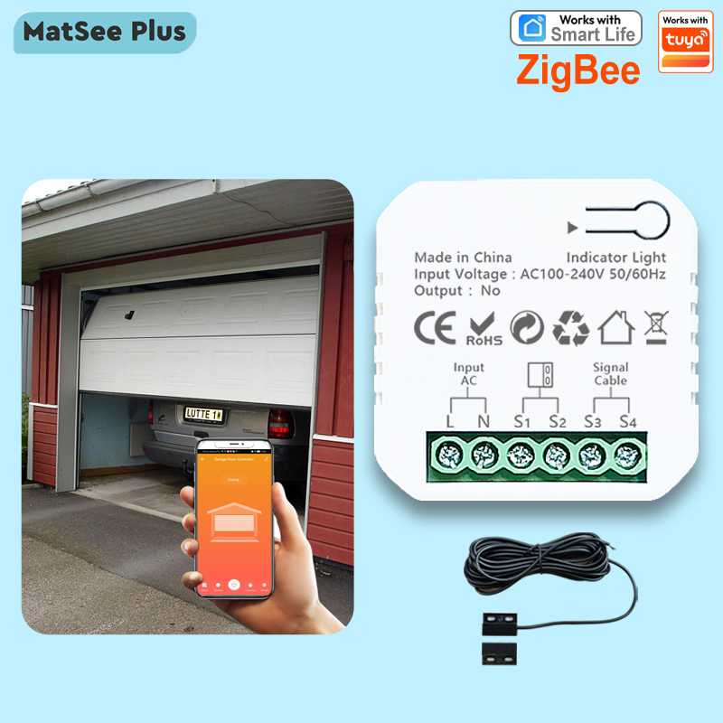 Smart Life ZigBee Garage Door  - огляд і ціна Smart Home Plus