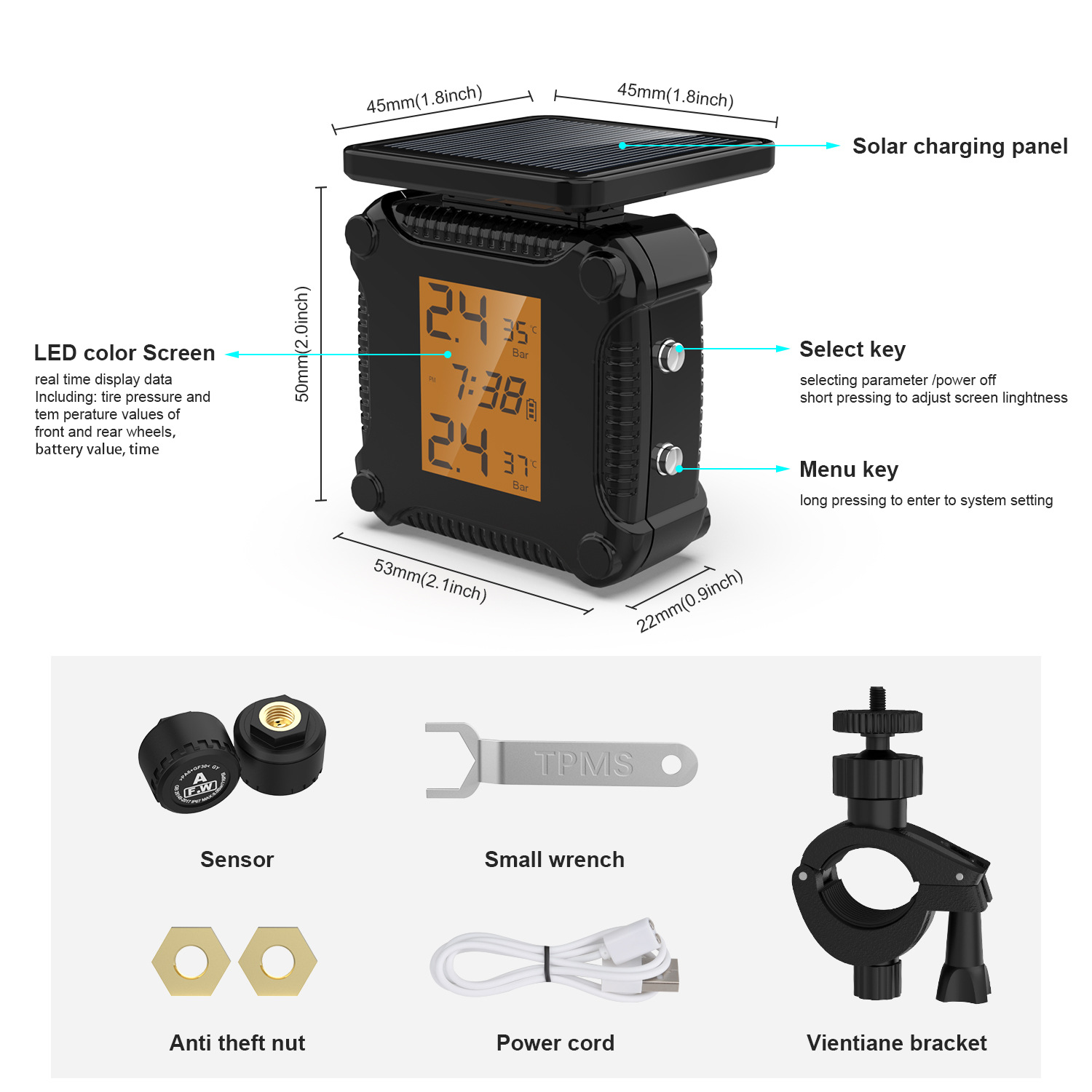 Tire Pressure Monitoring Syste - огляд і ціна Temperature Sensor