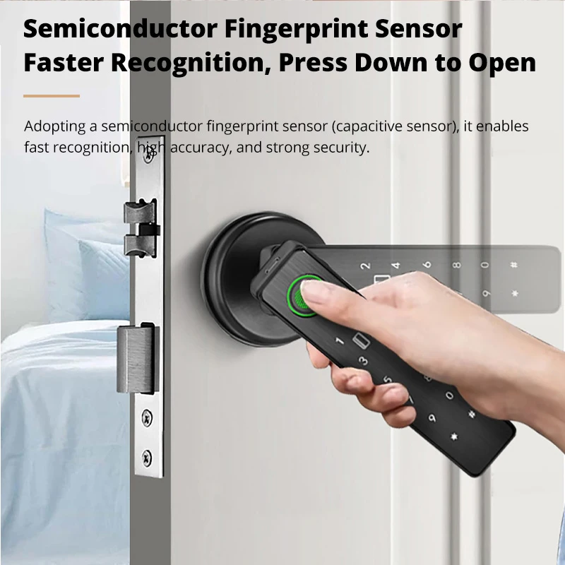 Tuya Smart Door Lock Fingerpri - огляд і ціна Smart Home Door Lock