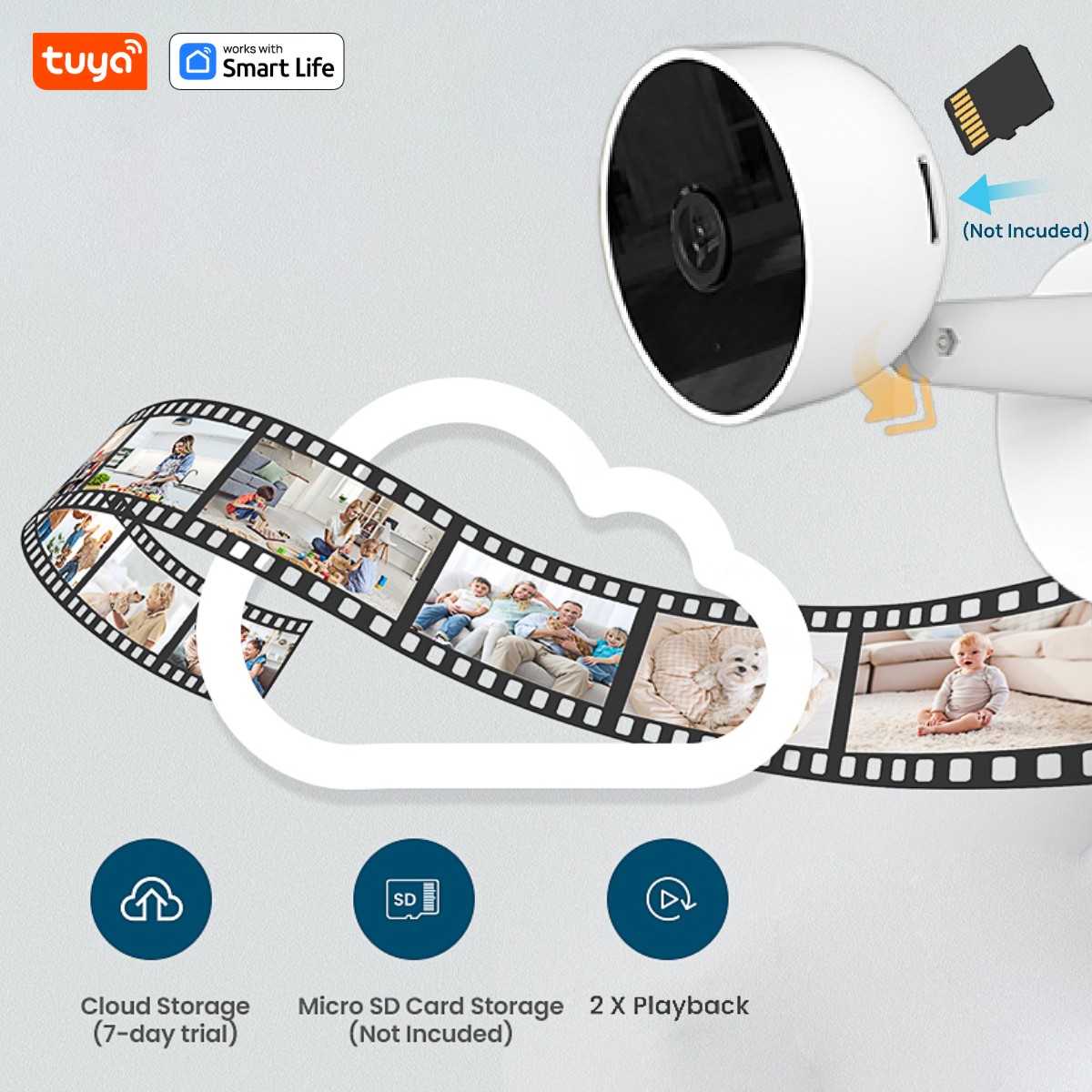 Tuya Smart 2MP HD Indoor Home  - огляд і ціна Smart Home Camera Ezviz
