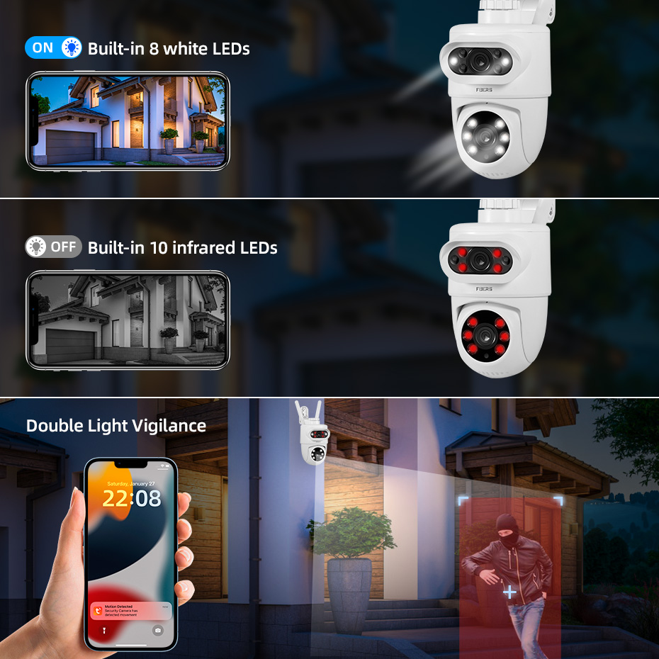 FUERS 5K 10MP Dual Lens IP Cam - огляд і ціна Smart Home Camera Ezviz