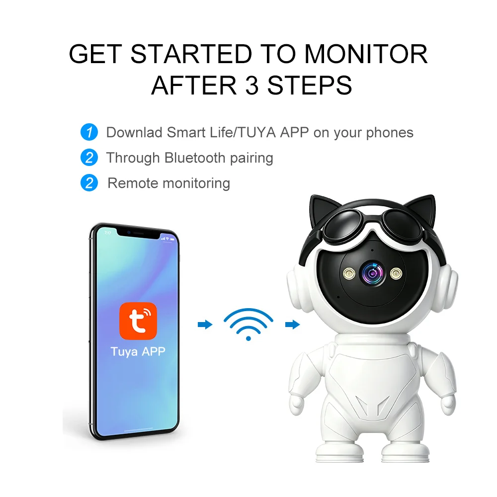 Tuya Smart Wireless IP Camera  - огляд і ціна Smart Home Camera Ezviz