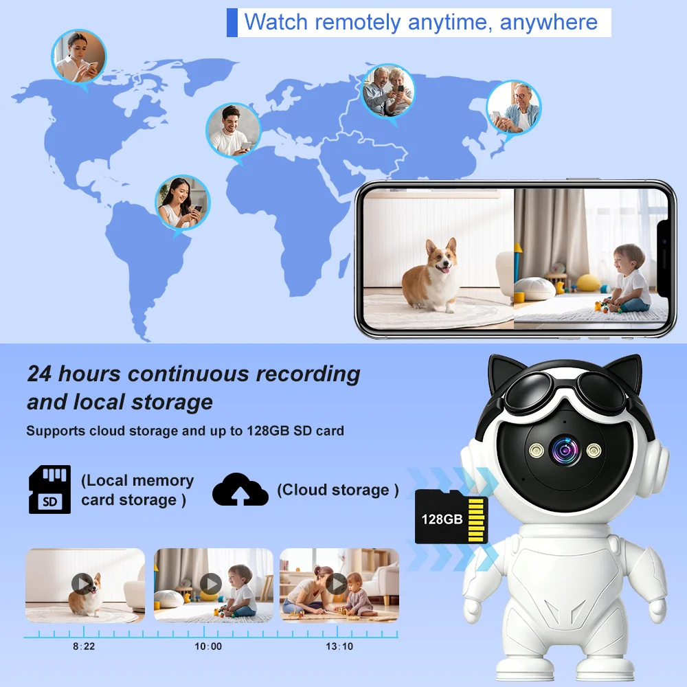 Tuya Smart Wireless IP Camera  - огляд і ціна Smart Home Camera Ezviz